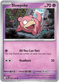 Slowpoke 029/084 · Reverse Holo