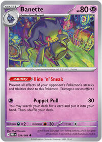 Banette 034/084 · Reverse Holo