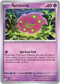 Spiritomb 035/084 · Reverse Holo