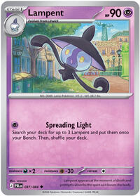 Lampent 037/084 · Reverse Holo