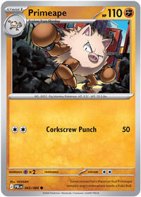 Primeape 043/084 · Reverse Holo