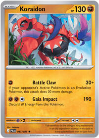 Koraidon 047/084 · Reverse Holo