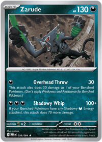 Zarude 056/084 · Reverse Holo