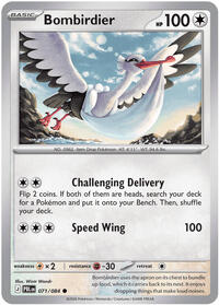Bombirdier 071/084 · Reverse Holo