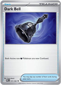 Dark Bell 075/084 Pitch Black Reverse Holo Pokémon card