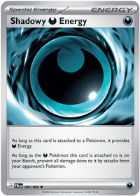 Shadowy Darkness Energy 083/084 Pitch Black Reverse Holo Pokémon card