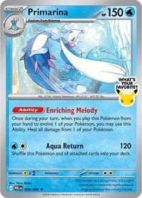 Primarina (What's Your Favorite Stamp) 020/084