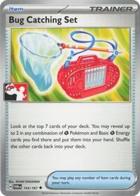 Bug Catching Set (Left Stamp) 143/167 Prize Pack Series Cards Pokémon card