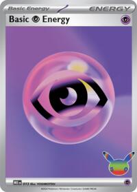 Basic Psychic Energy (30th Celebration) 013 Mega Evolution Energies Pokémon card