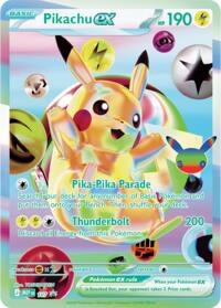 Pikachu ex (30th Celebration) 107