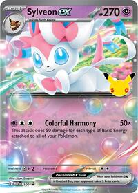 Sylveon ex (30th Celebration) 100