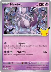 Mewtwo (30th Celebration) 104