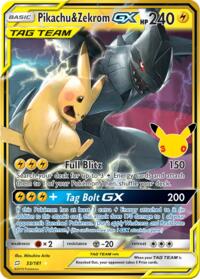 Pikachu & Zekrom GX 33/181