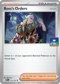 Boss's Orders [Ghetsis] (GYM) 114/132 Southeast Asia Exclusives Pokémon card