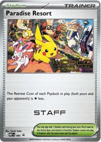 Paradise Resort (World Championships 2026) [Staff] 092 Mega Evolution Promo Pokémon card