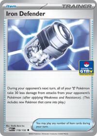 Iron Defender (GYM) 118/132 Southeast Asia Exclusives Pokémon card