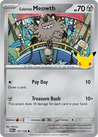 Galarian Meowth 101/128