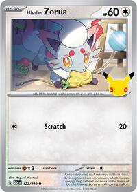 Hisuian Zorua 122/128