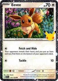 Eevee (30th Celebration) 116/128