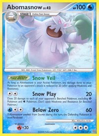 Abomasnow 12/100 · Reverse Holo