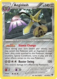 Aegislash 85/146 · Reverse Holo