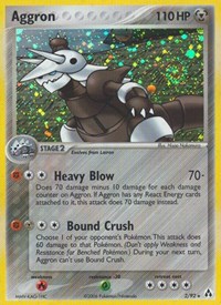 Aggron 2/92 · Reverse Holo