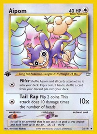 Aipom 026/111 · 1st Edition