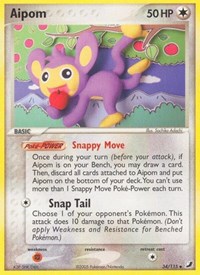 Aipom 34/115 · Reverse Holo
