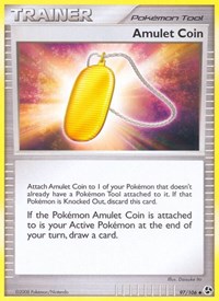 Amulet Coin 97/106 Great Encounters Reverse Holo Pokémon card