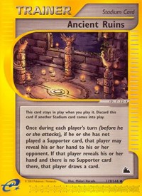 Ancient Ruins 119/144 Skyridge Reverse Holo Pokémon card