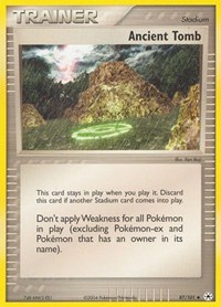 Ancient Tomb 87/101 EX Hidden Legends Reverse Holo Pokémon card