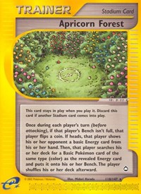 Apricorn Forest 118/147 Aquapolis Pokémon card