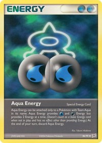 Aqua Energy 86/95 EX Team Magma vs Team Aqua Reverse Holo Pokémon card