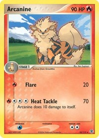 Arcanine 18/112 · Reverse Holo
