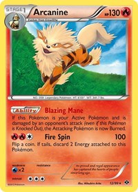 Arcanine 12/99 · Reverse Holo