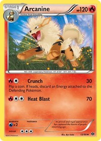 Arcanine 13/99 · Reverse Holo