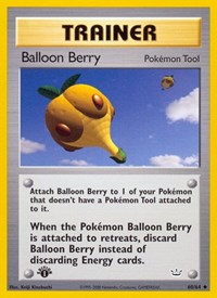 Balloon Berry 60/64 Neo Revelation 1st Edition Pokémon card