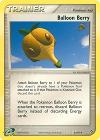 Balloon Berry 82/97 EX Dragon Reverse Holo Pokémon card