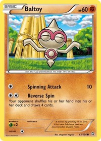 Baltoy 63/124 · Reverse Holo