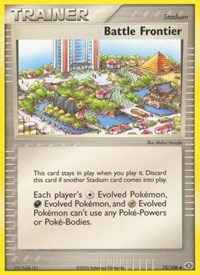 Battle Frontier 75/106 EX Emerald Reverse Holo Pokémon card