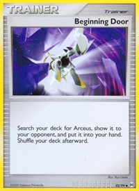 Beginning Door 82/99 Arceus Reverse Holo Pokémon card