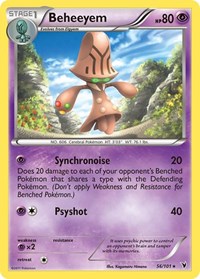 Beheeyem 56/101 · Reverse Holo