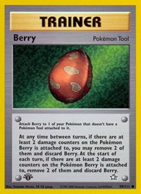 Berry 099/111 Neo Genesis 1st Edition Pokémon card