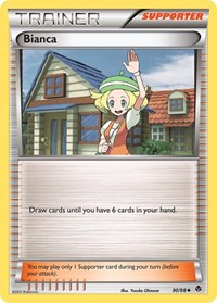 Bianca 90/98 Emerging Powers Reverse Holo Pokémon card