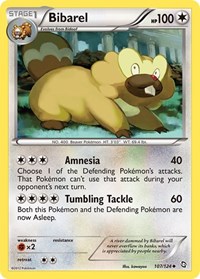 Bibarel 107/124 · Reverse Holo