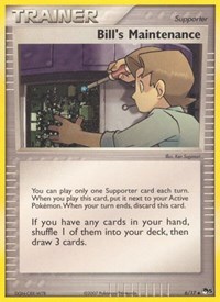Bill's Maintenance 006/017 POP Series 5 Pokémon card