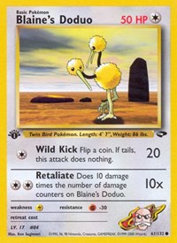 Blaine's Doduo 061/132 · 1st Edition