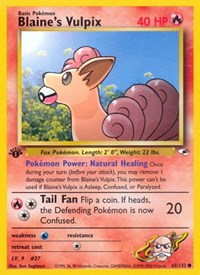 Blaine's Vulpix 065/132 · 1st Edition