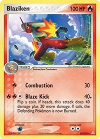 Blaziken 20/110 · Reverse Holo
