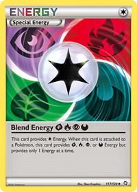 Blend Energy GFPD 117/124 Dragons Exalted Reverse Holo Pokémon card